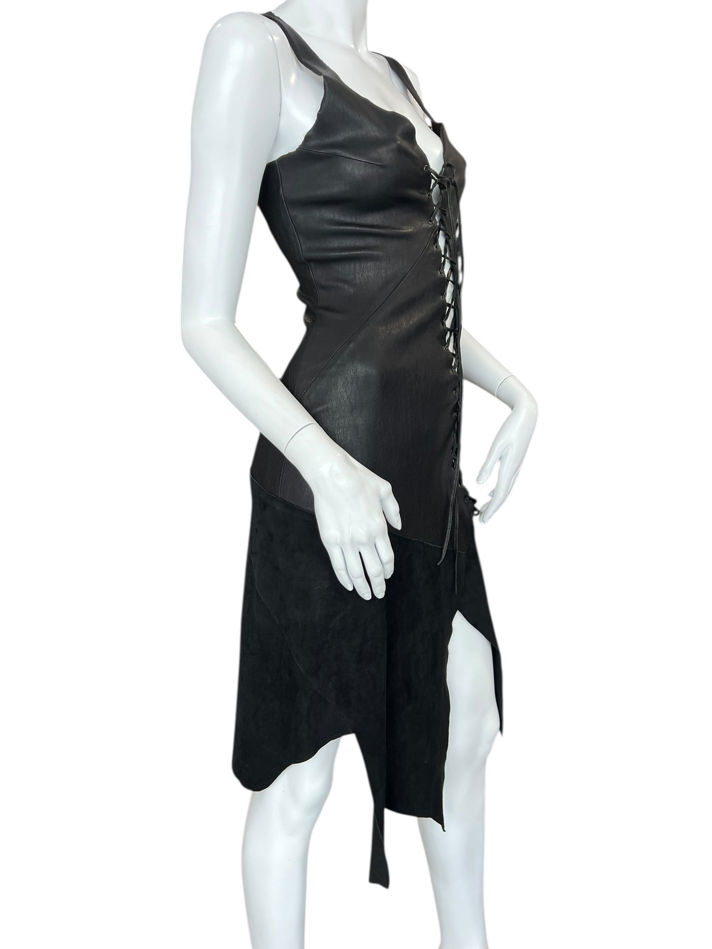 JITROIS LEATHER DRESS
