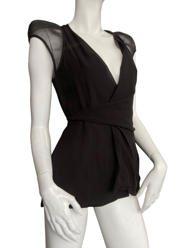 RICK OWENS S/S 2020 SILK TOP