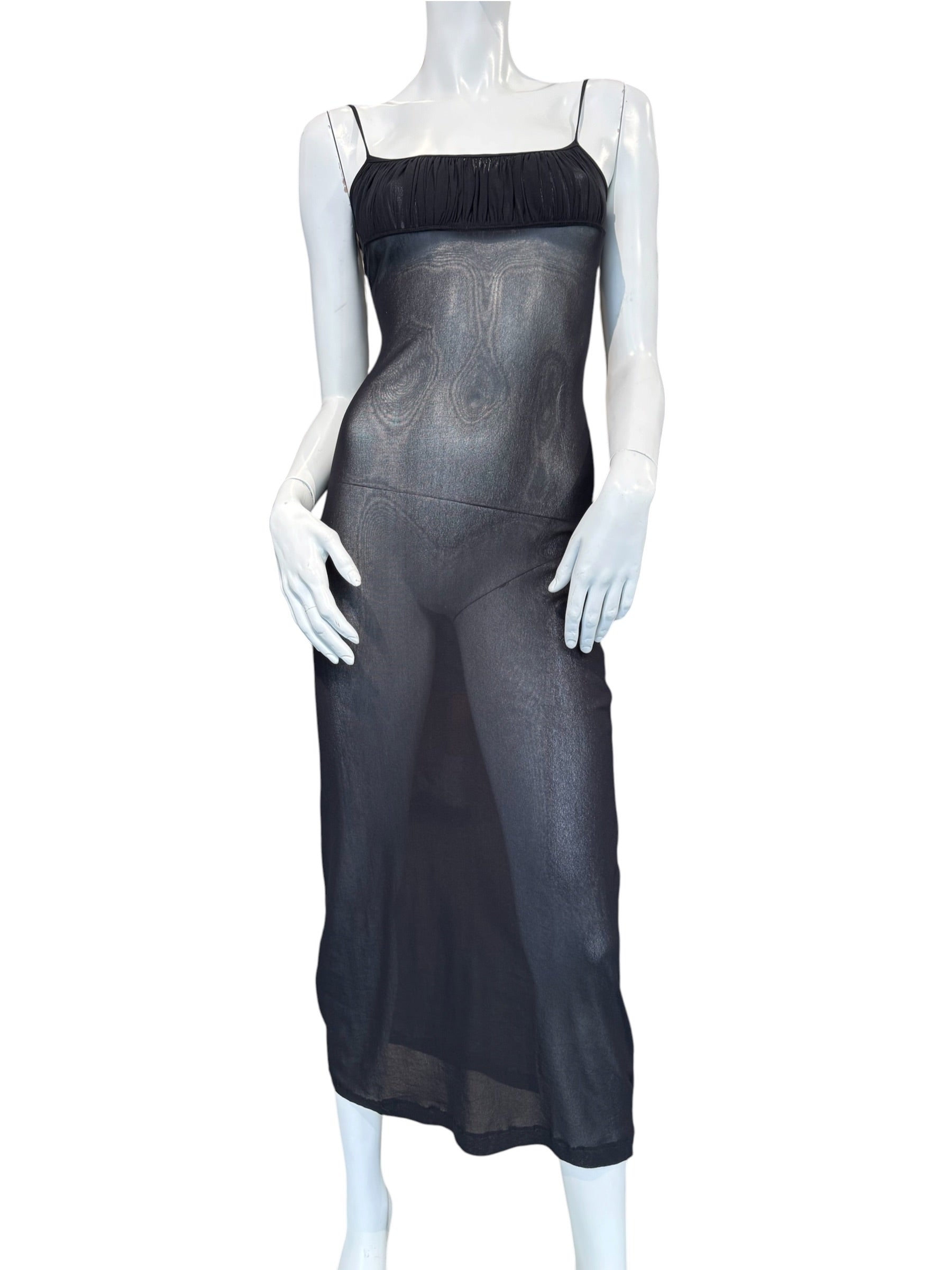 PLEIN SUD SHEER DRESS