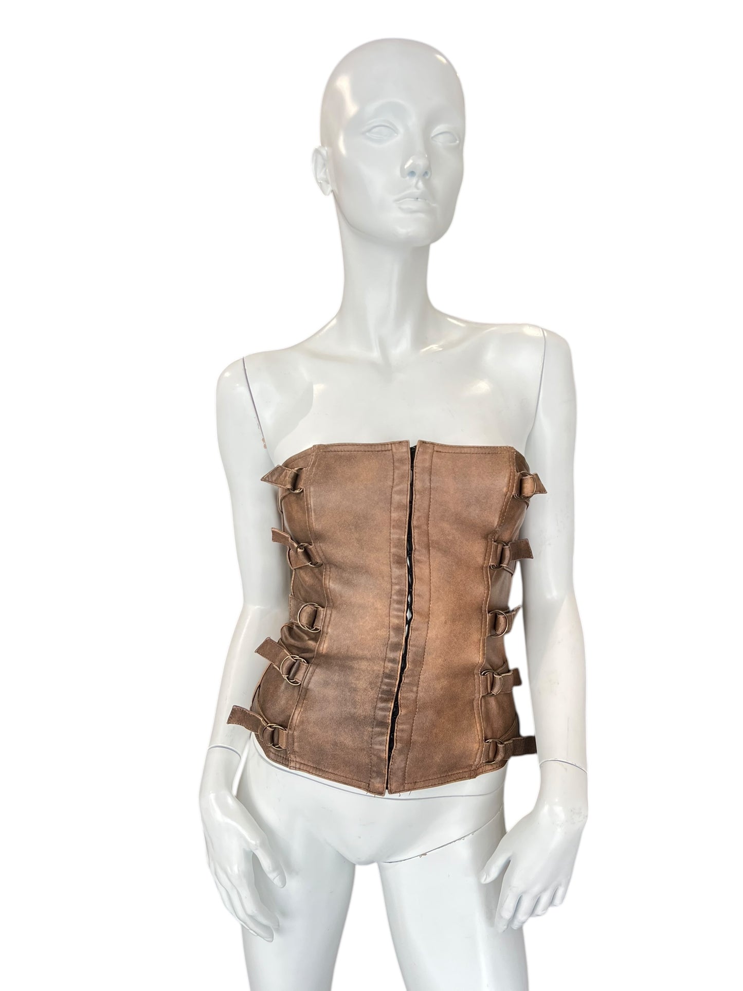PLEIN SUD F/W 2001 LEATHER BUSTIER