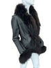 Thumbnail for JITROIS LEATHER FUR JACKET