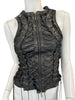 Thumbnail for PLEIN SUD F/W 2002 CAGE LEATHER VEST