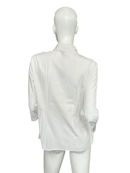 ANNE FONTAINE PATCHED UP COTTON SHIRT