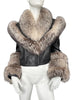 Thumbnail for VINTAGE LEATHER FUR JACKET