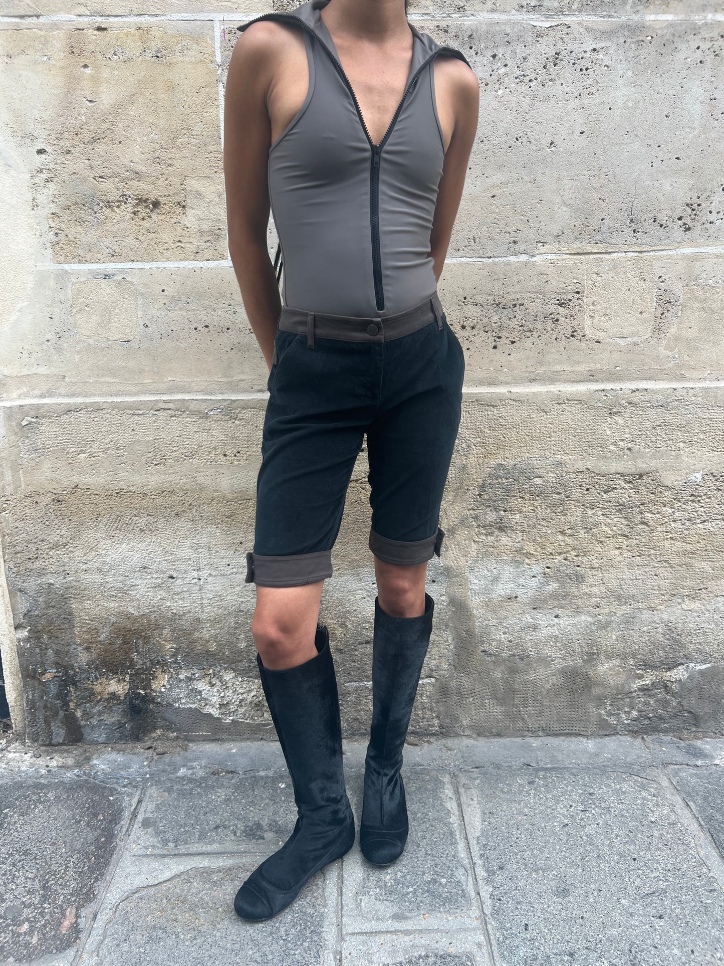 NINA RICCI HOODED BODYSUIT