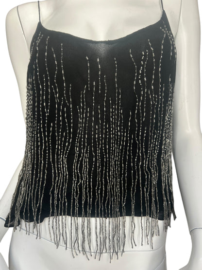 PLEIN SUD S/S 2000 SILK BEADED TANK TOP