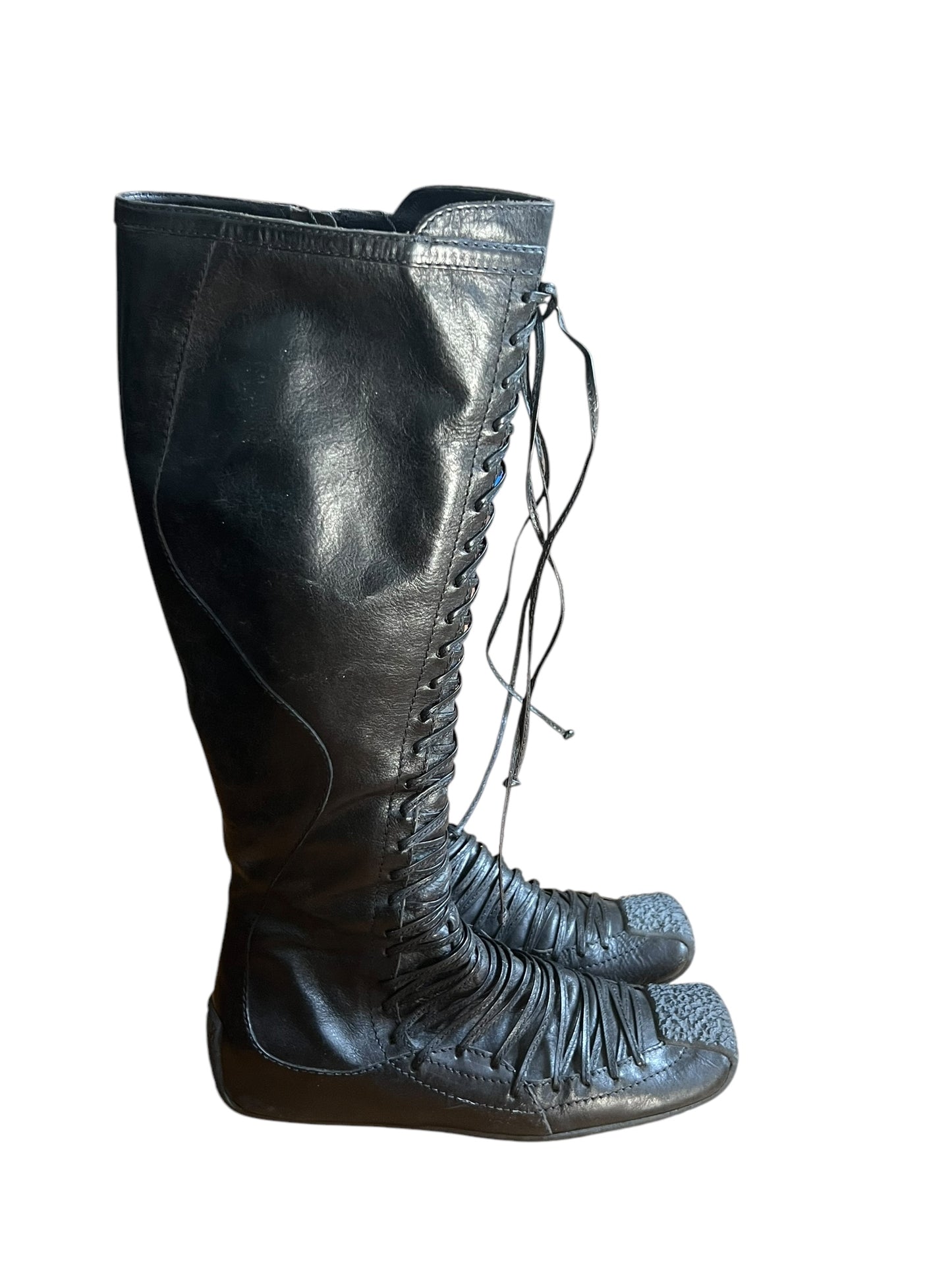 DIOR F/W 2002 FUNKY LEATHER BOOTS