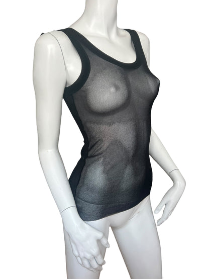 JEAN PAUL GAULTIER MESH TANK TOP