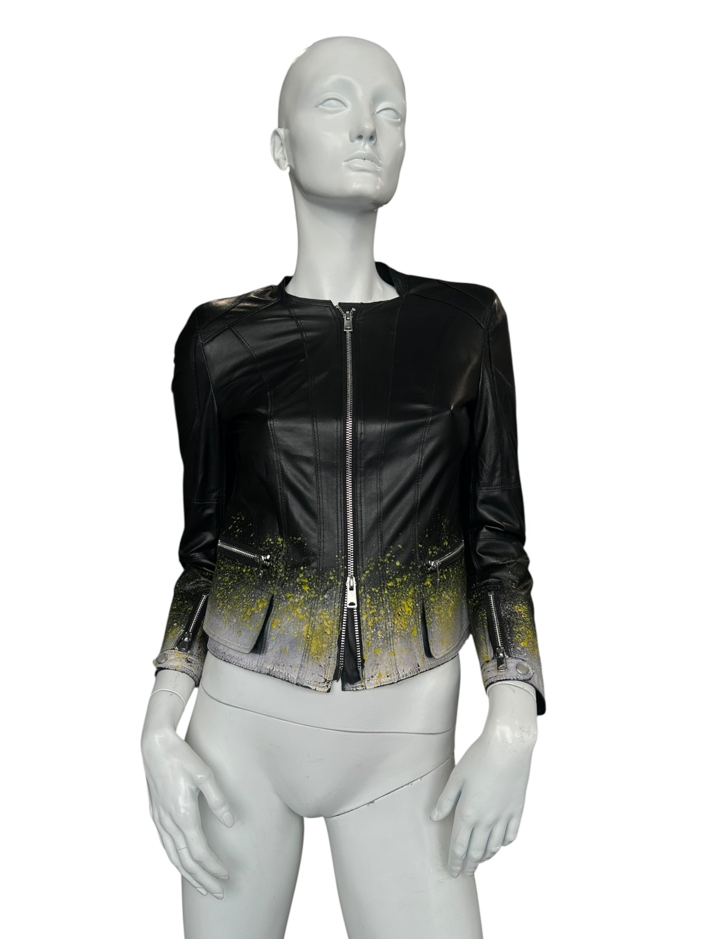 SYLVIE SCHIMMEL LEATHER JACKET