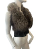 Thumbnail for FUR & LEATHER BACKLESS TOP