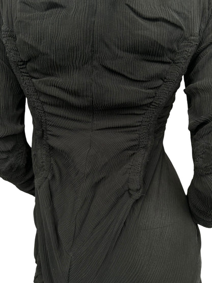 VIVIENNE WESTWOOD BLACK RUCHED DRESS