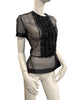 Thumbnail for JEAN PAUL GAULTIER SHEER TOP