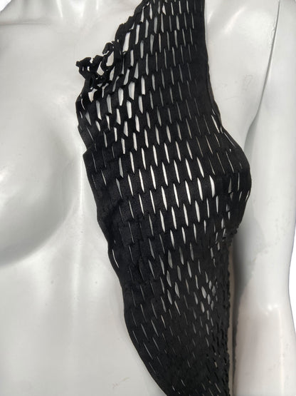 ANN DEMEULEMEESTER SLEEVELESS LEATHER VEST