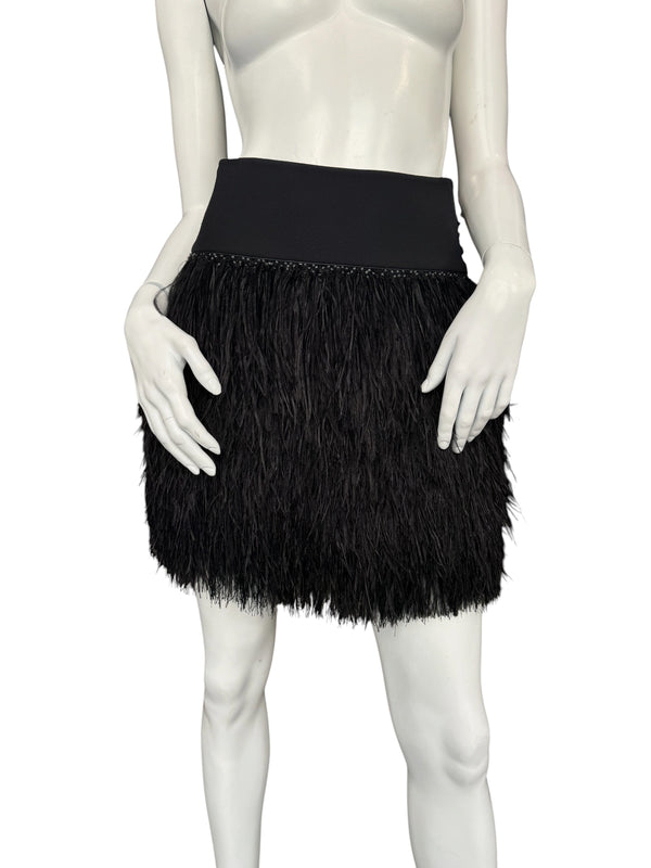 LOUIS VUITTON FEATHERS SKIRT