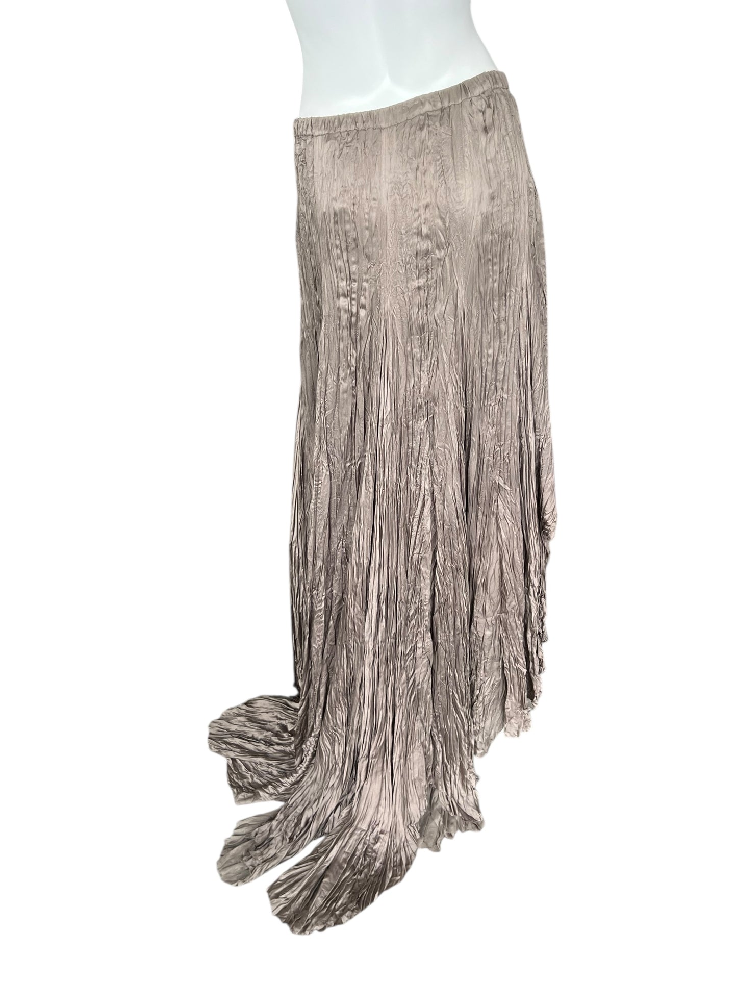 PLEIN SUD SILK MAXI SKIRT