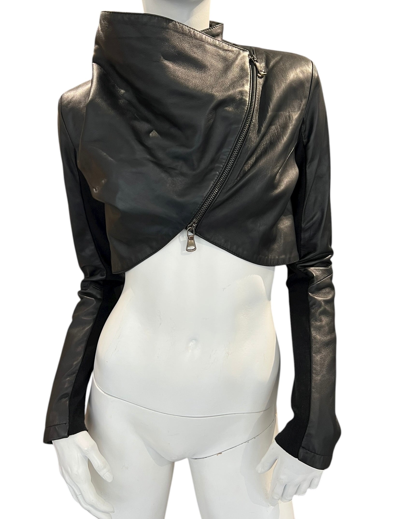 DANIELLA ALESSANDRINI LEATHER JACKET