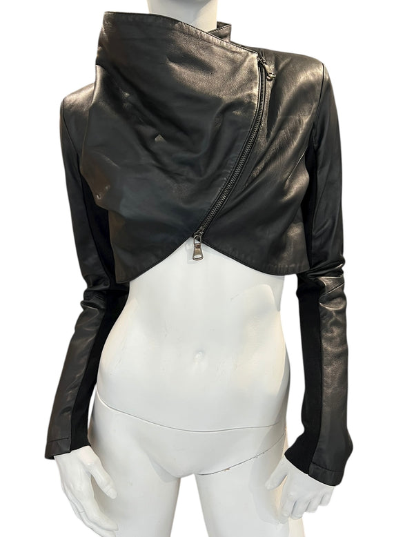 DANIELLA ALESSANDRINI LEATHER JACKET