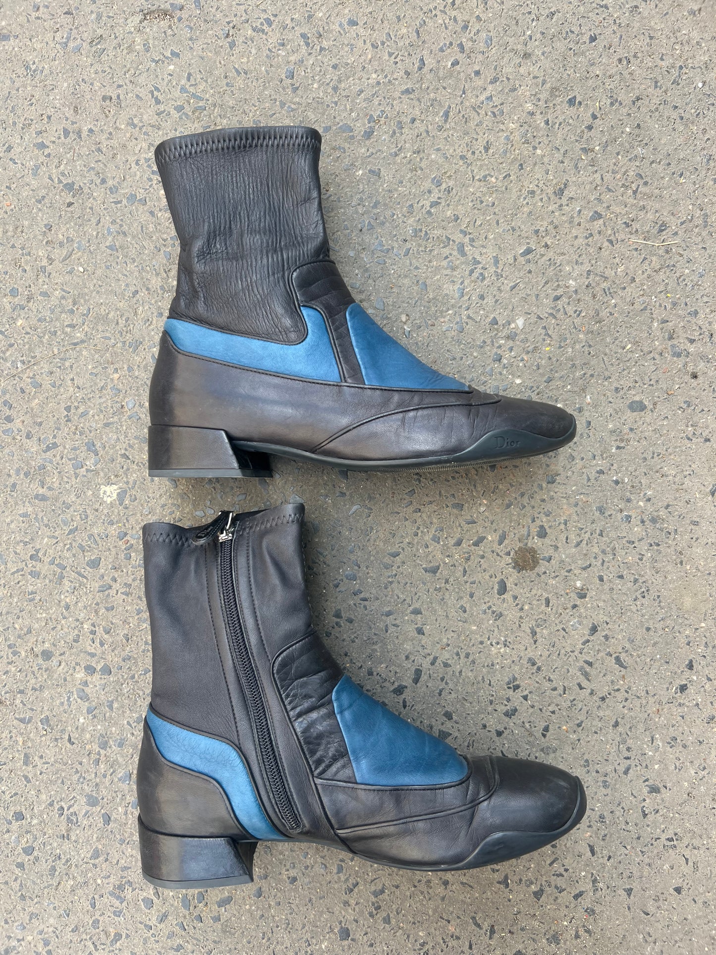 CHRISITAN DIOR MOTO BOOTS