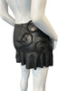Thumbnail for JITROIS LEATHER & SILK MINI SKIRT