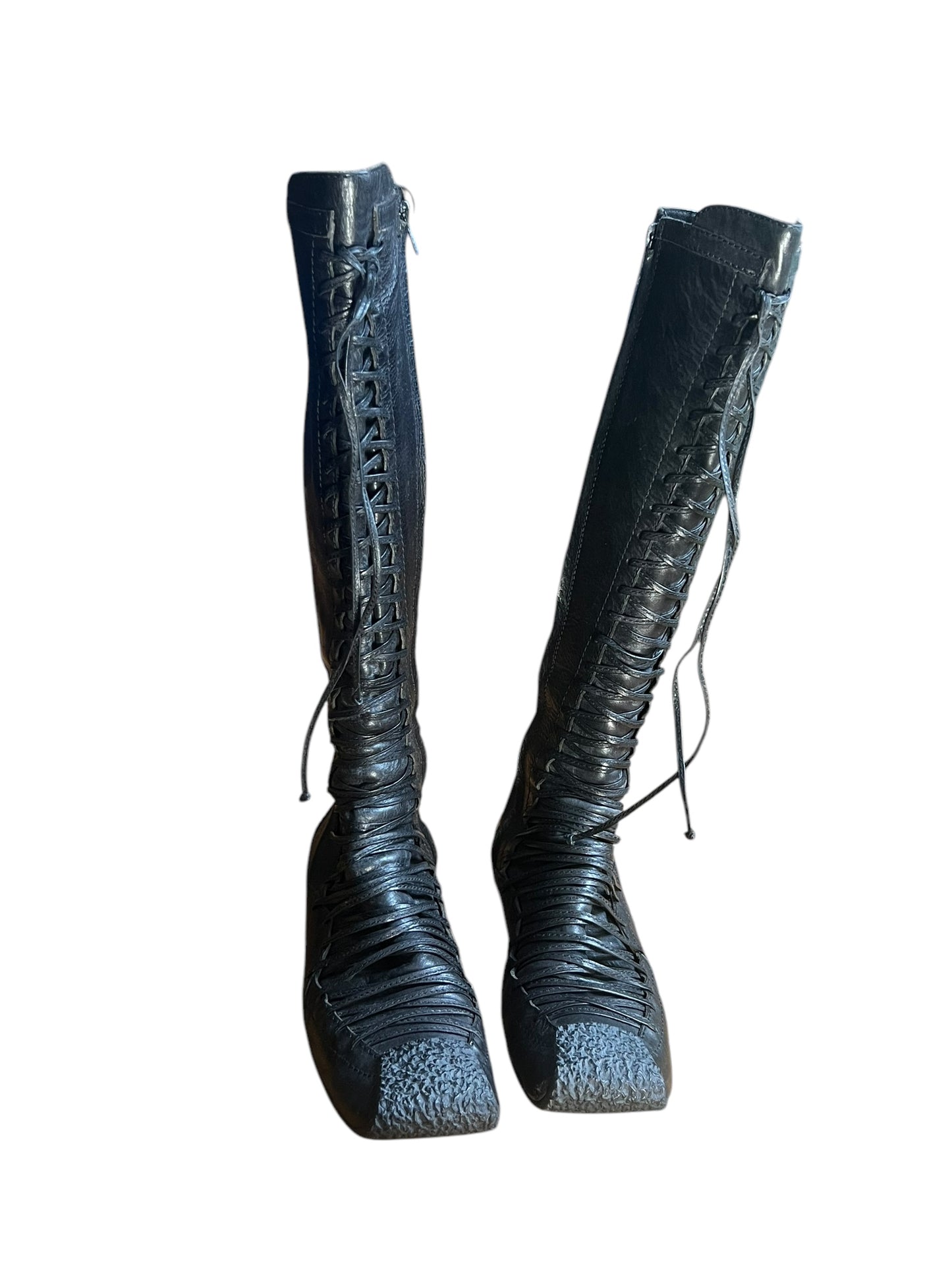 DIOR F/W 2002 FUNKY LEATHER BOOTS