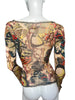 Thumbnail for JEAN PAUL GAULTIER S/S 2003 LACED BUTTERFLY TOP