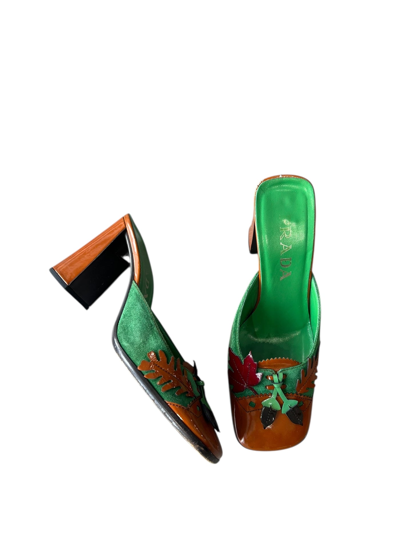 PRADA F/W 1999 LEAF HEELS