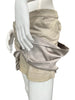Thumbnail for ILARIA NISTRI LEATHER & SILK SKIRT