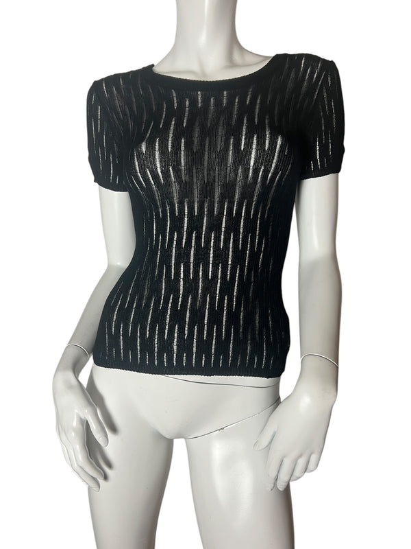 MARIELLA BURANI SHEER SWEATER