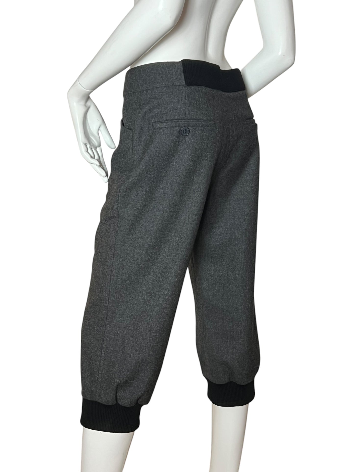 MIU MIU WOOL CAPRI PANTS