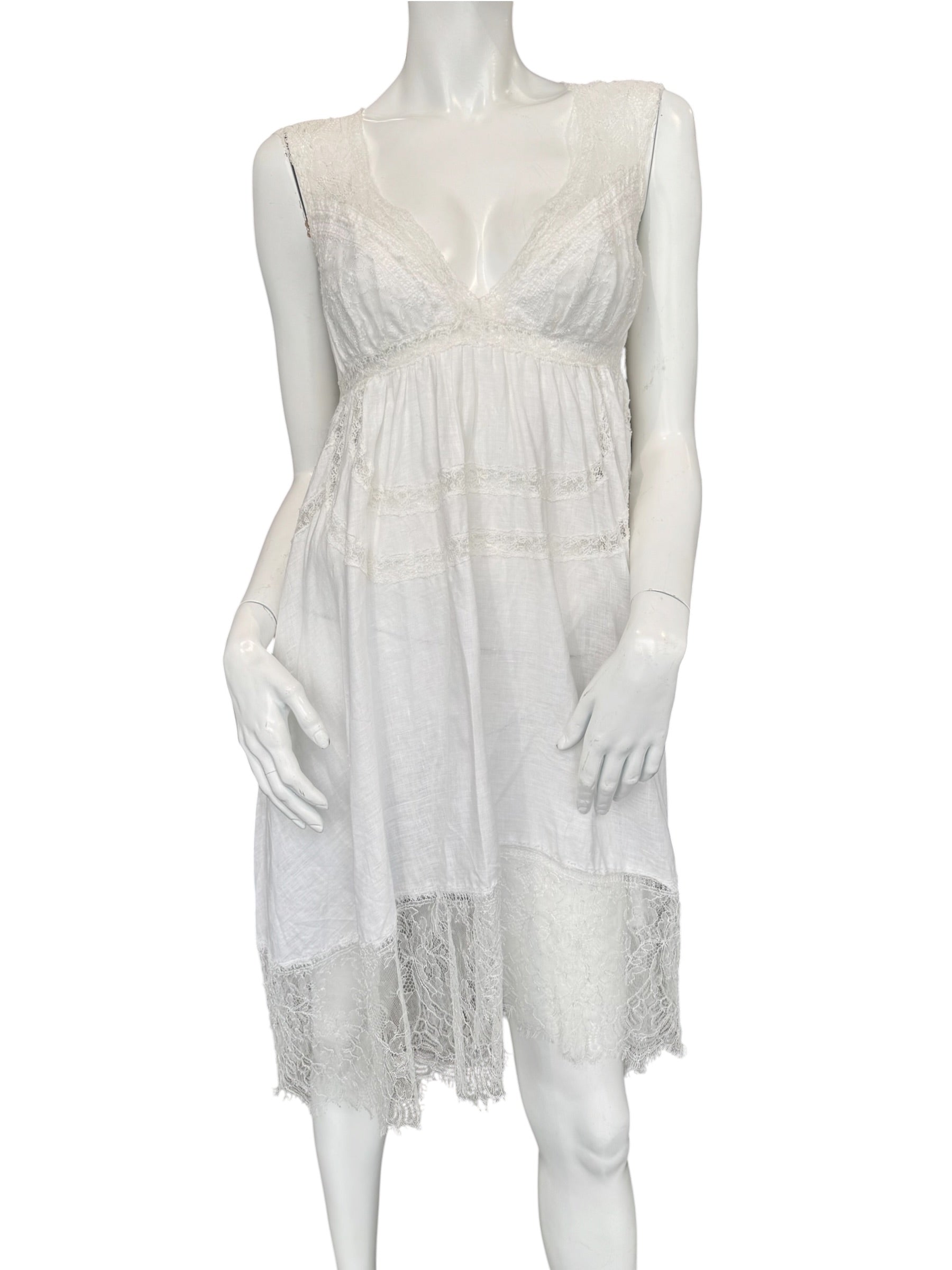 ERMANNO SCERVINO LINEN DRESS