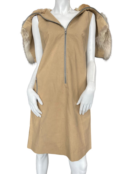 CELINE FUR DRESS