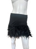 Thumbnail for VINTAGE FEATHER SKIRT
