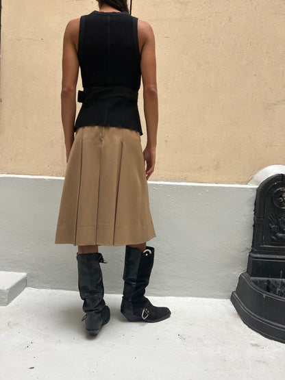 CELINE PLEATED SKIRT