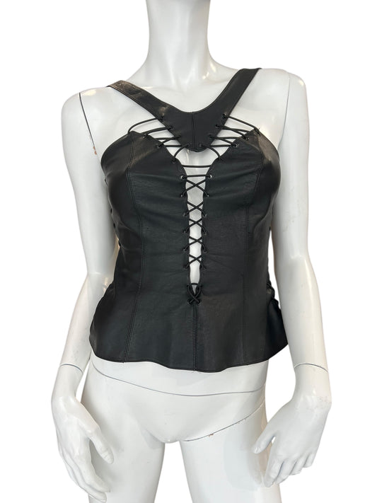 VINTAGE LEATHER TOP