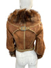 Thumbnail for SAGA IBAÑEZ LEATHER AND FUR JACKET