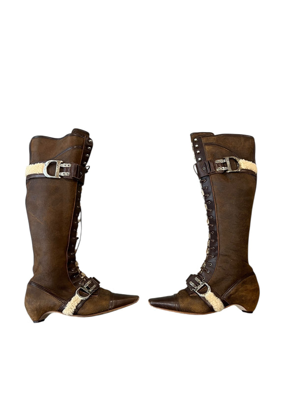 DIOR BY GALLIANO F/W 2005 BOOTS