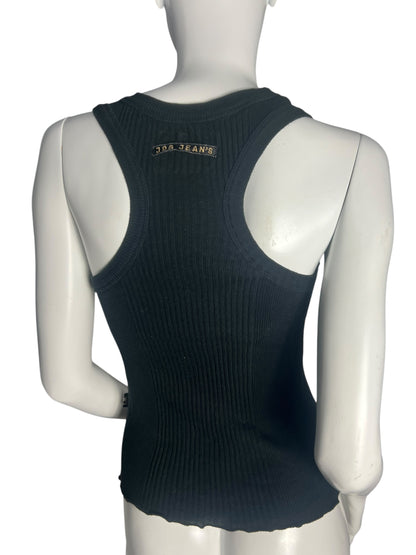 JEAN PAUL GAULTIER 2007 GENDER FRINGE TANK TOP