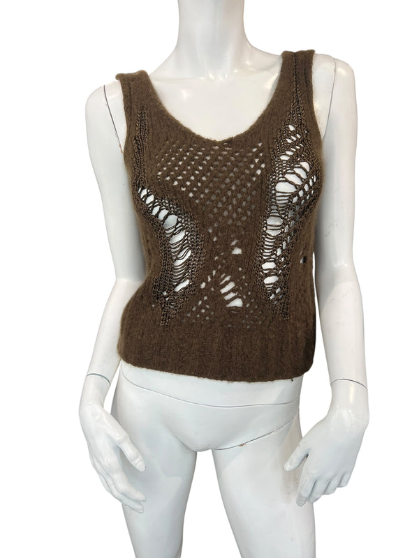 SPORTMAX DEFILÉ ANGORA TANK TOP