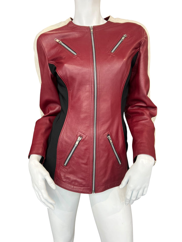 PLEIN SUD S/S 2004 LEATHER JACKET