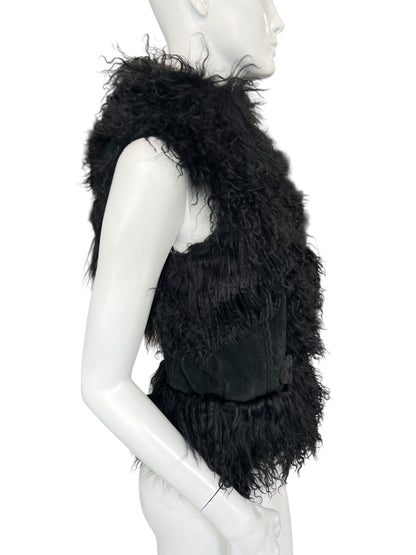 VINTAGE MONGOLIAN LAMB FUR VEST