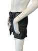 Thumbnail for JITROIS LEATHER & SILK MINI SKIRT