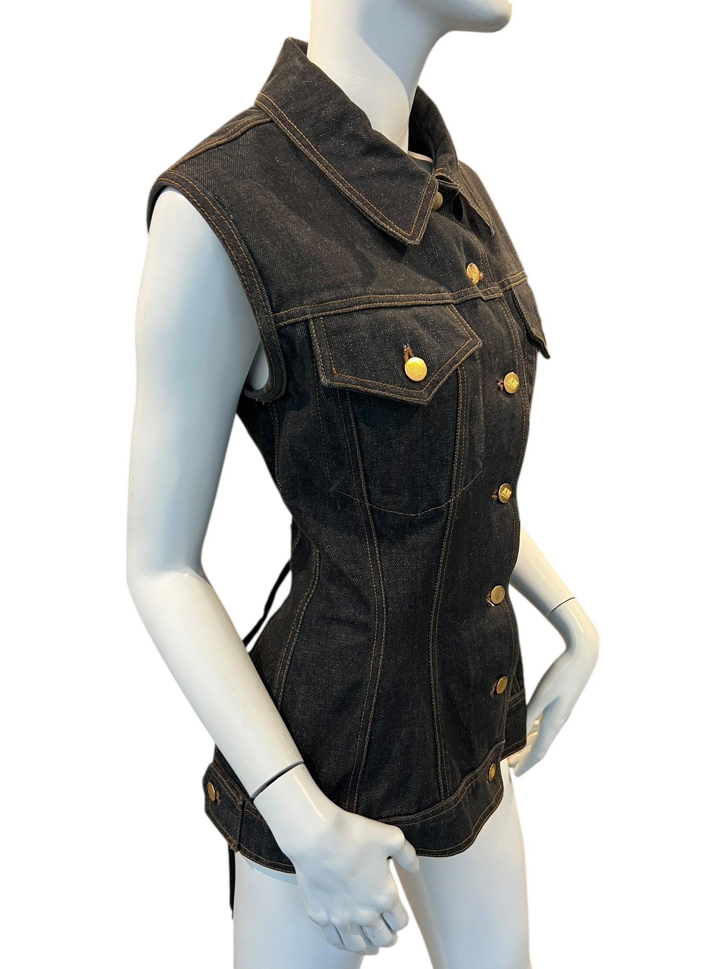 JEAN PAUL GAULTIER DENIM VEST