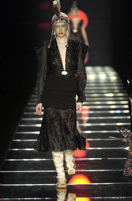 DIOR F/W 2002 FUNKY LEATHER BOOTS