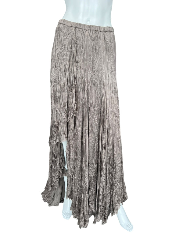 PLEIN SUD SILK MAXI SKIRT