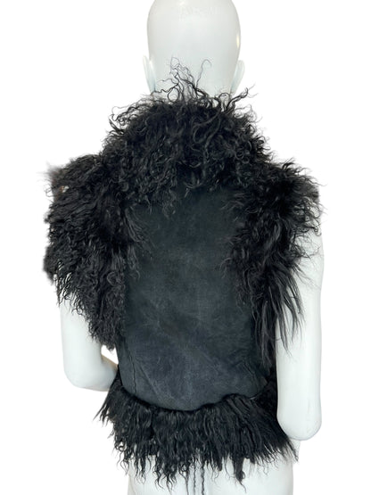 VINTAGE MONGOLIAN LAMB FUR VEST