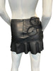 Thumbnail for JITROIS LEATHER & SILK MINI SKIRT
