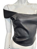 Thumbnail for JITROIS LEATHER CORSET TOP
