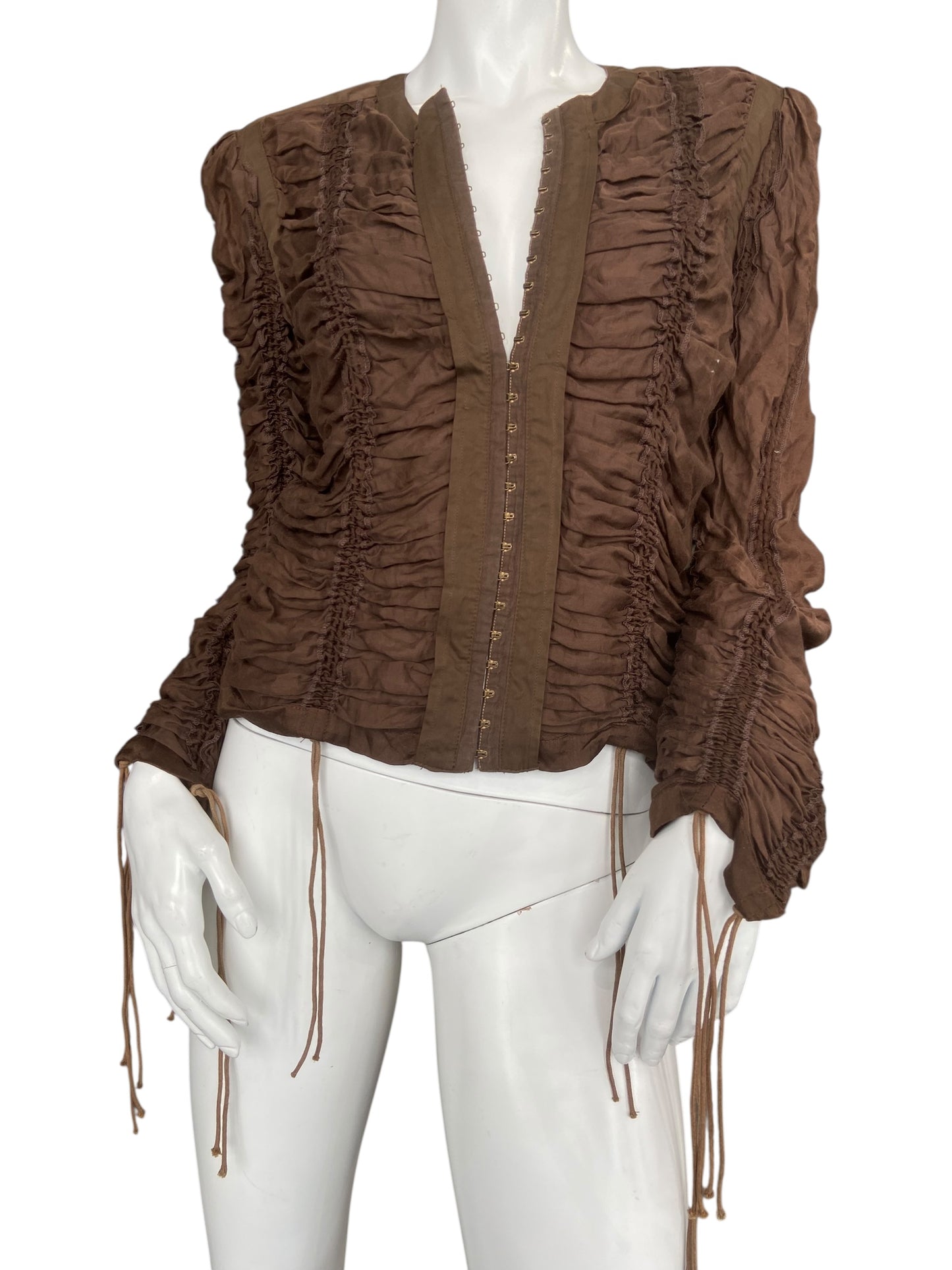 PLEIN SUD S/S2003 LACED UP JACKET