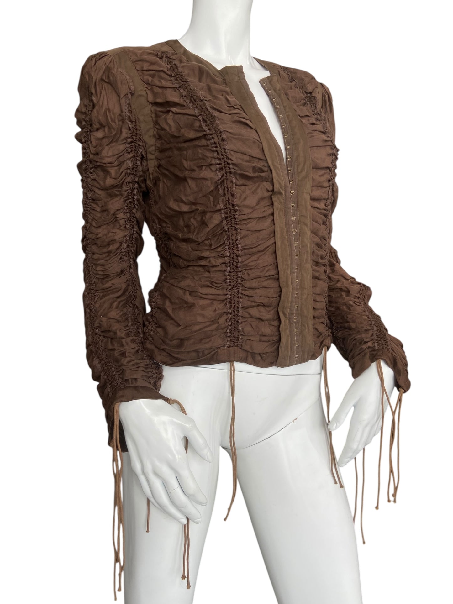 PLEIN SUD S/S2003 LACED UP JACKET