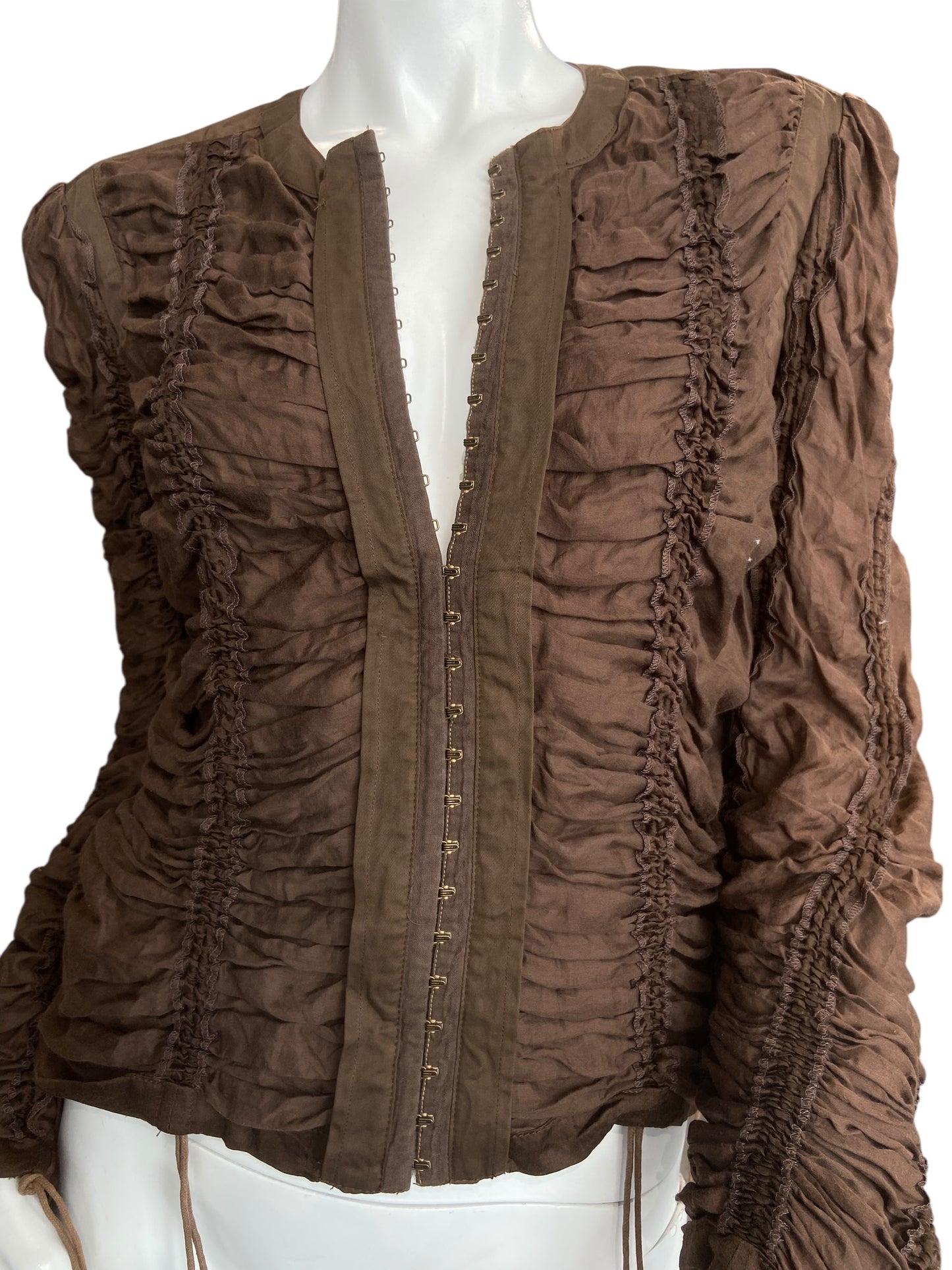 PLEIN SUD S/S2003 LACED UP JACKET